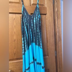 Tie dyed maxi dress
